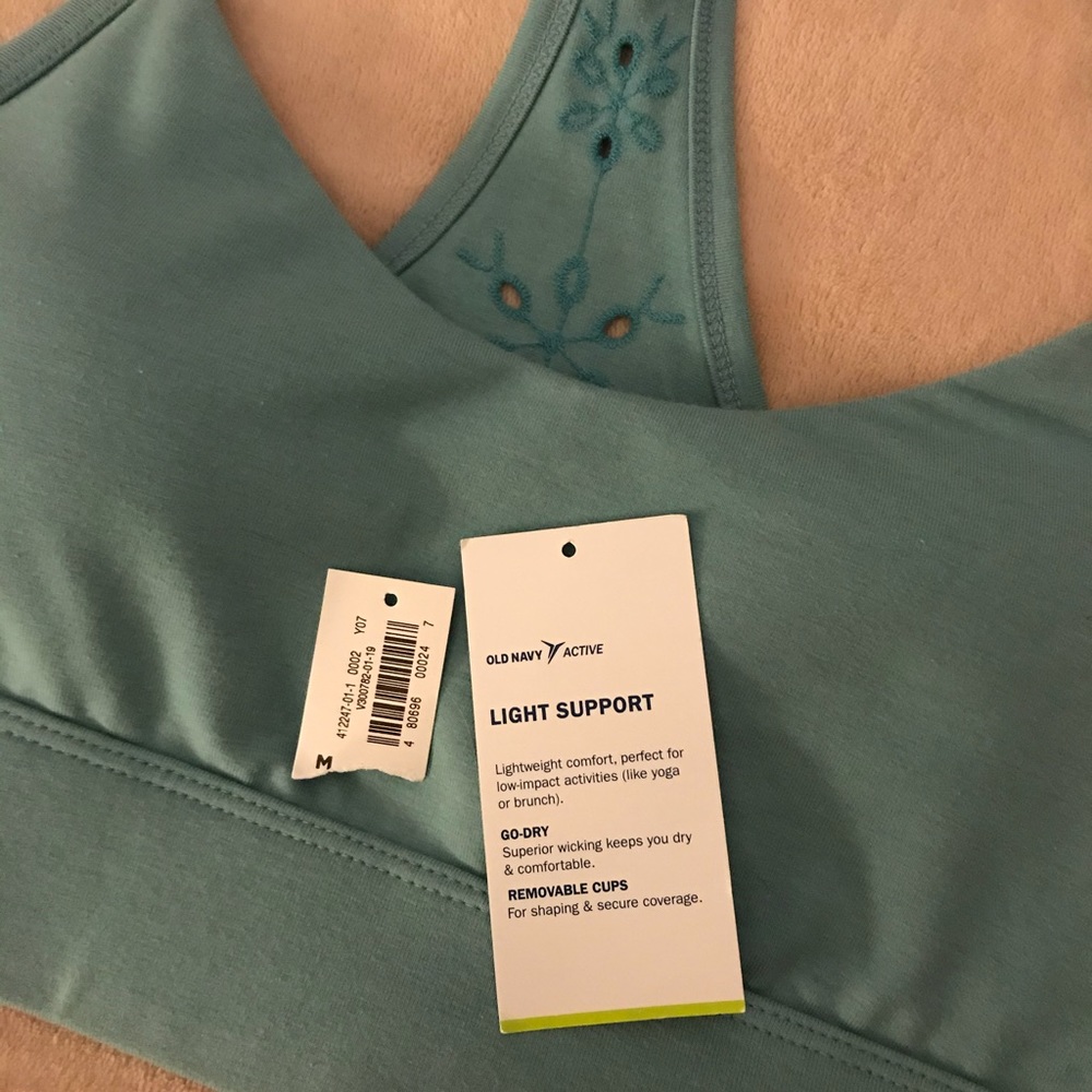 Light Support Racerback Sports Bra NEW - Picture 3 of 4
